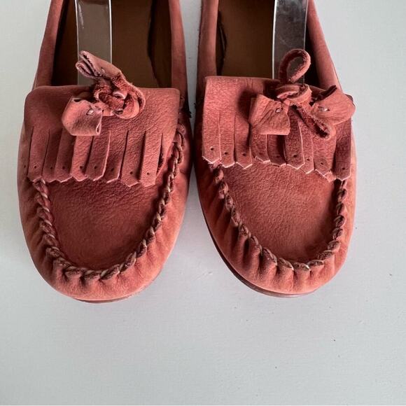L.L. Bean Women's Moccasins in Rust - Picture 3 of 11